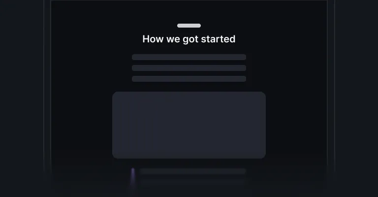 Content & rich text sections